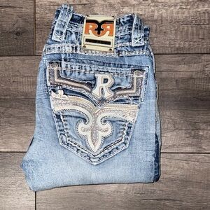 Rock Revival Light Blue Bootcut Jeans